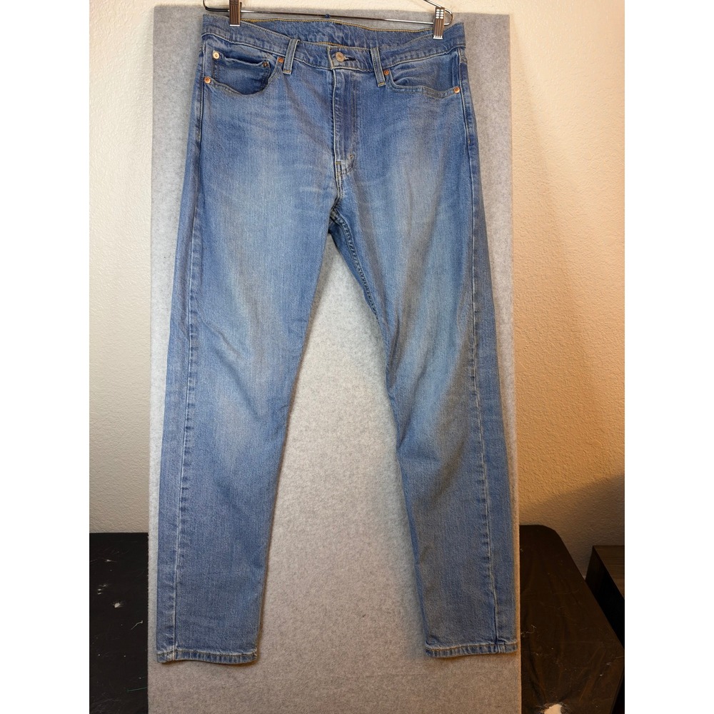 Levis 512 Slim Taper Jeans Mens 36x32 Blue Denim Medium Wash 28833-0733